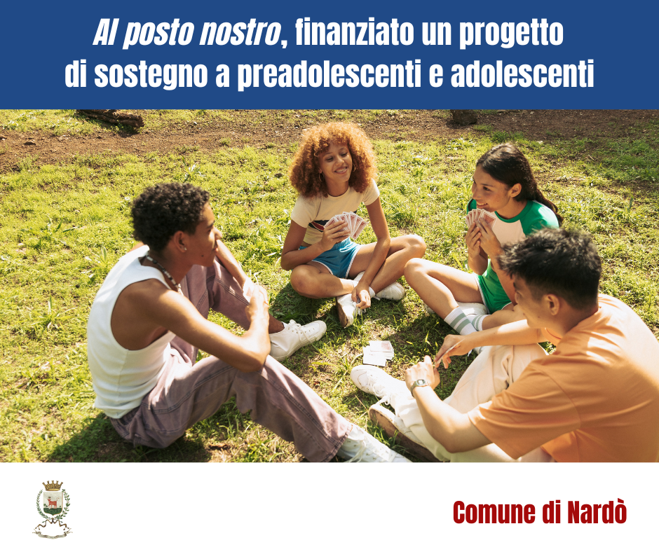 titolo immagine Immagine di Al posto nostro, finanziato un progetto di sostegno a preadolescenti e adolescenti