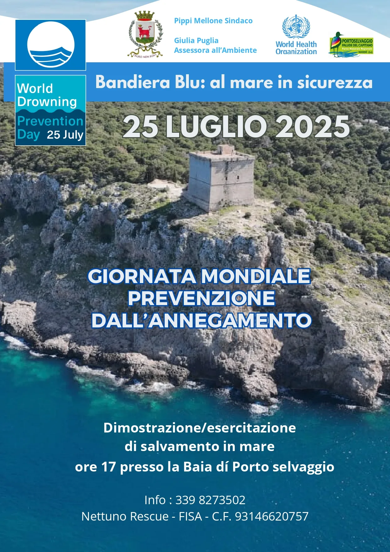 titolo immagine Immagine di Bandiera Blu, al mare in sicurezza
