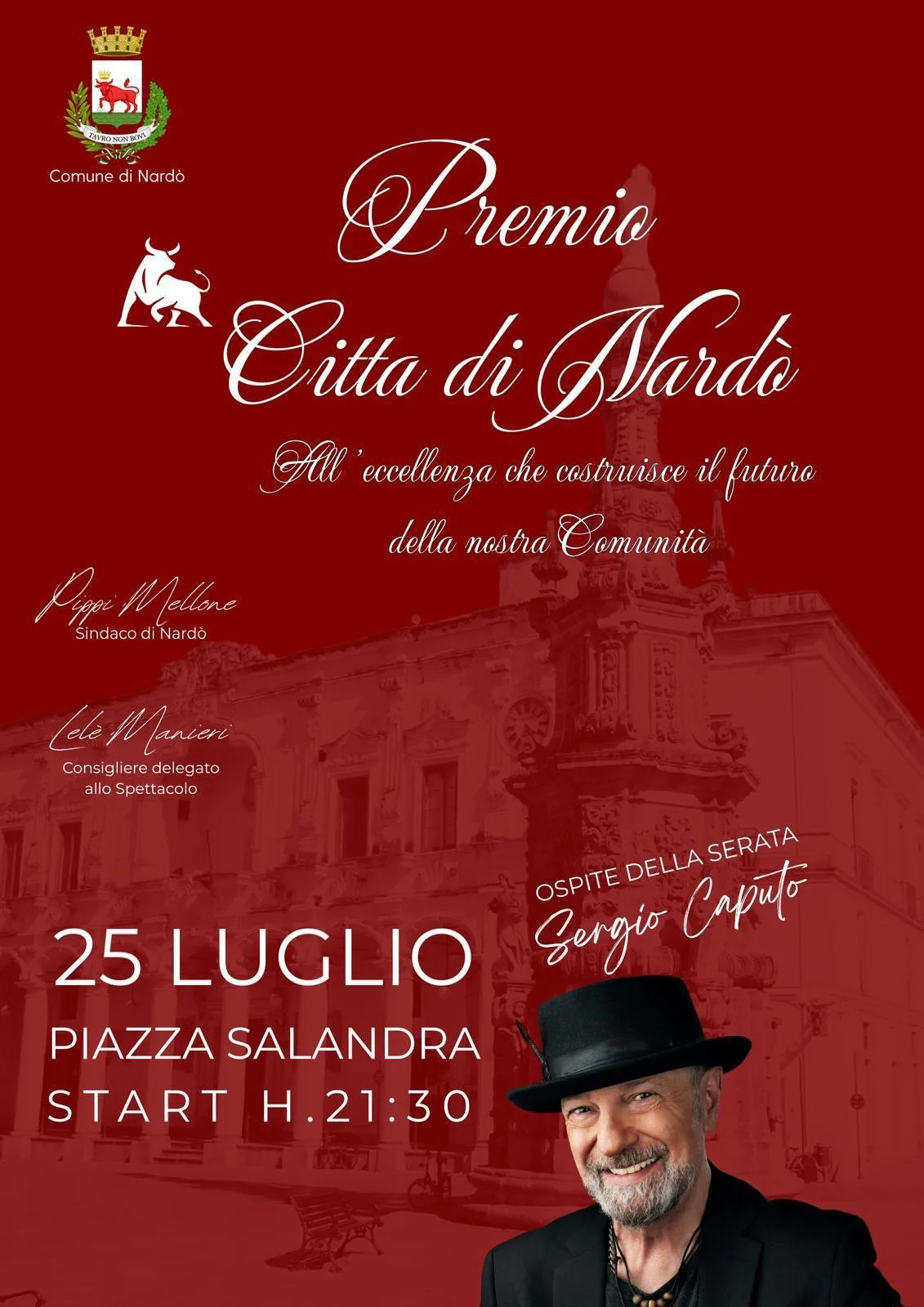 titolo immagine Immagine di Premio Città di Nardò 2025, una notte di eccellenze