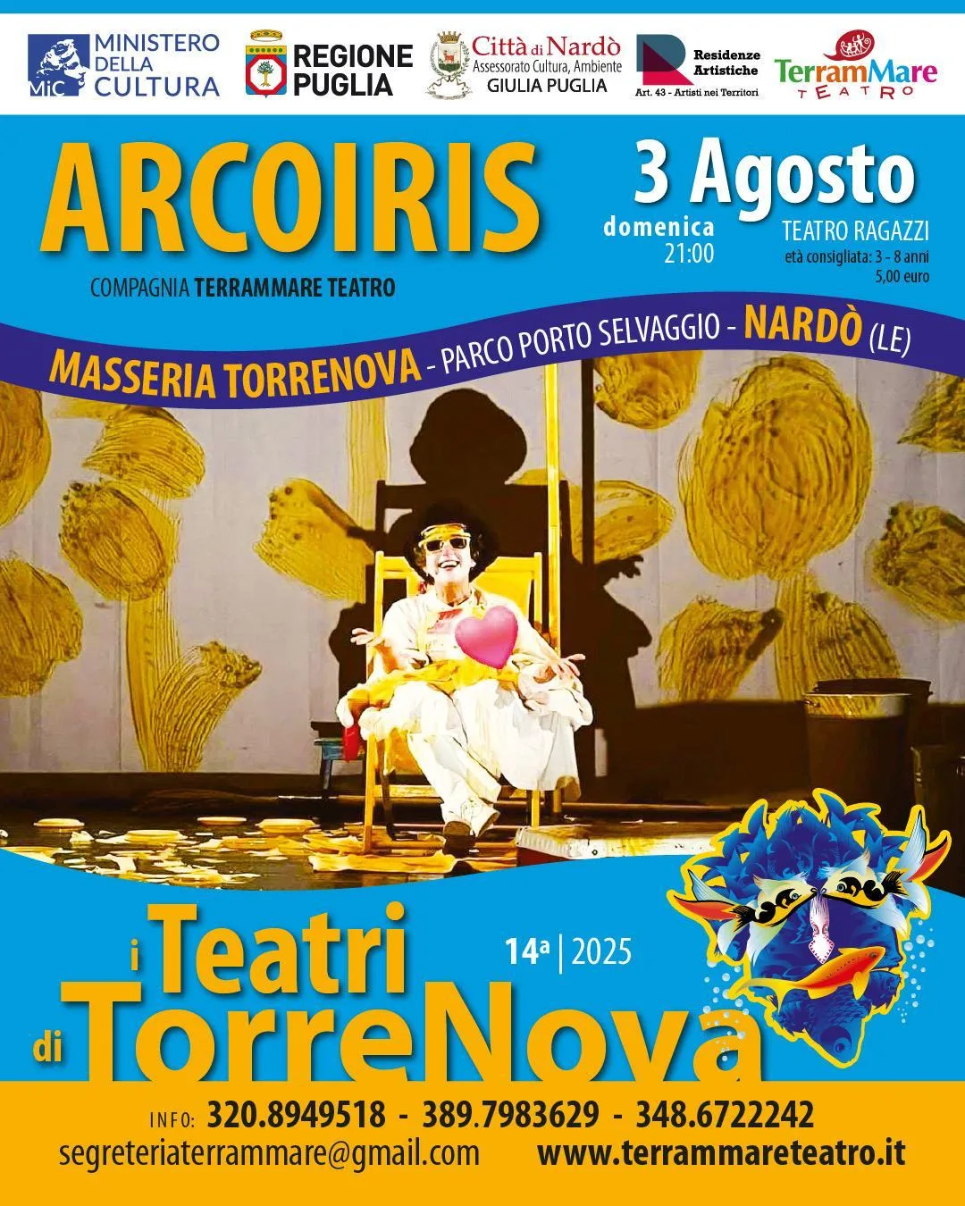 titolo immagine Immagine di I Teatri di Torre Nova, Arcoiris è il secondo appuntamento
