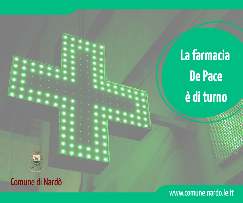 Immagine di La farmacia De Pace è di turno